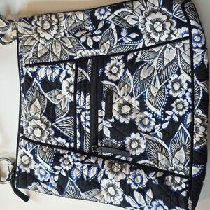 Vera Bradley Purse - Crossbody - Black, White, Blue,
